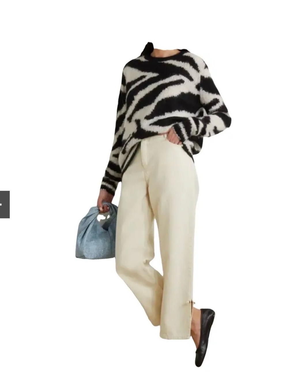 MOTHER Of Pearl White High-Rise Jeans with Pearl Embellishments - Picture 2 of 14